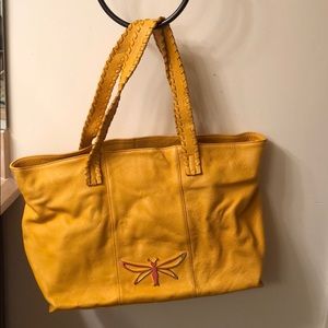 Amanda Yellow Tabelina tote